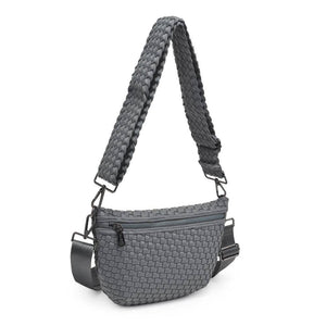 Ethereal - Woven Neoprene Crossbody: Grey