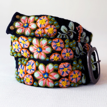 Southwest Walkabout Embroidered Wool Belt: M