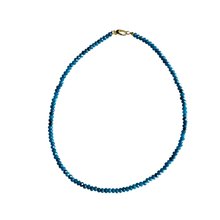 Dainty Candy Gemstone Necklace: Slate Blue