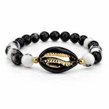 Ocean Tide Beaded Shell Bracelet: Blush Beach