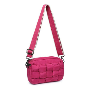 Inspiration - Woven Nylon Crossbody: Emerald