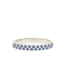 Stone hinge bangle: Gold-turquoise