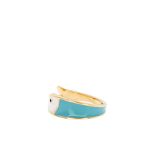 Brookie Ring: Gold-turquoise / 8