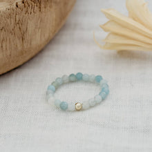 Rock N Roll Ring-Amazonite: Silver/Amazonite