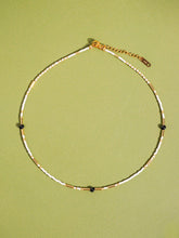 18K Handmade  Bohemian Beaded Stack Necklaces: Odette-Light Blue