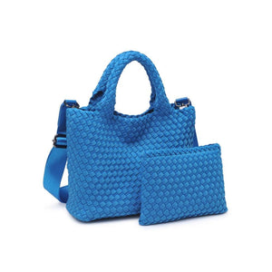 Sky's The Limit - Woven Neoprene Small Crossbody: Ocean