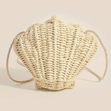 Straw Braided Seashell Bag: KA