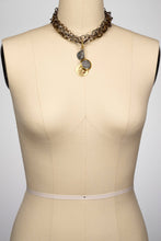 Rustica Multi Chain Necklace with Coin Cluster Pendant: Gold
