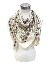 K21 Large Woolen Square Bandana: Cafe