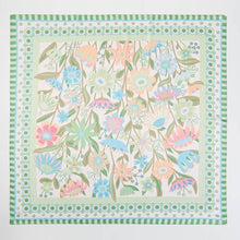 Assorted Flower Print Square Bandana Scarf: GN