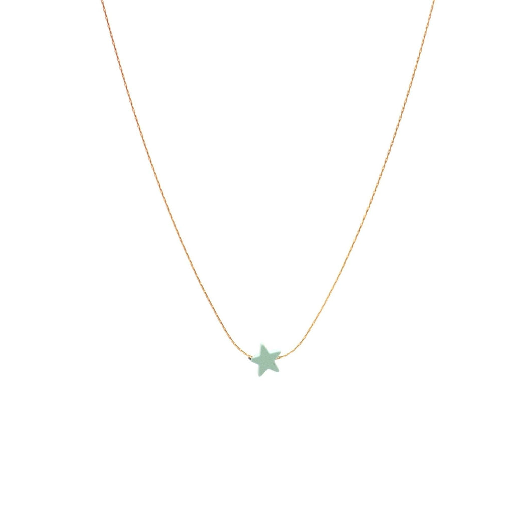 Stella ~ Salty Pendants: White / 18k Gold