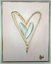 Textured hearts on canvas | valentine | pastel | xoxo | love