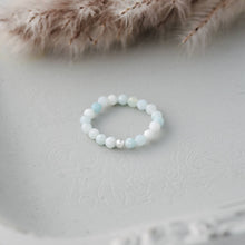 Rock N Roll Ring-Amazonite: Silver/Amazonite