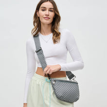 Ethereal - Woven Neoprene Crossbody: Grey