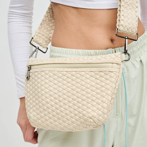Ethereal - Woven Neoprene Crossbody: Grey