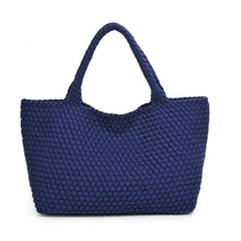 Sky's The Limit - Large Laced Up Eco-Edition Tote: Navy