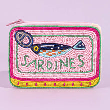 Beaded Sardines Tin Novelty Coin Pouch: PK