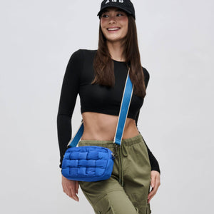 Inspiration - Woven Nylon Crossbody: Emerald