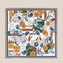 Abstract Floral Art Print Bandana Scarf: BK