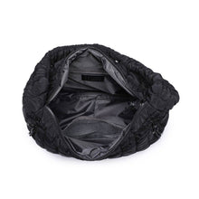 Revive - Quilted Puffer Nylon Hobo: Black