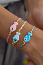 Fish Charm Bracelet: WHITE / One Size