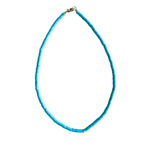 The Sullivan Heishi Gemstone Necklace: Orange Jasper