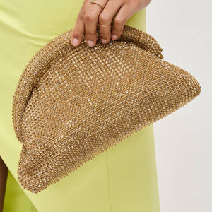 Mariah Evening Bag: Gold