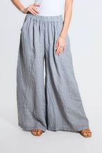Angelena Linen Wide Leg Pant (PL187): 040 Medium Gray