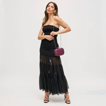 Rya Evening Bag: Burgundy