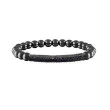 Lexi Crystal Bar Bracelet: Gold & Gun