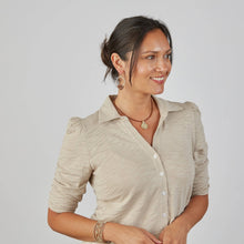 Coin on Brown Leather Necklace