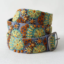 Cool Breeze Embroidered Wool Belt: M | sizes 6-14