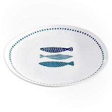 Melamine Appetizer Plate - Fish - 8.75" Dia: 8.75" Dia