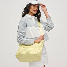 Sky's The Limit Medium Woven Neoprene Tote: Butter