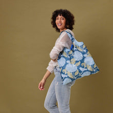 CHRYSANTHEMUM blu Bag Reusable Shopper Tote