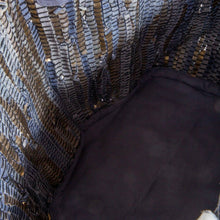 Vibrant Stripes Woven Tote Bag: GR