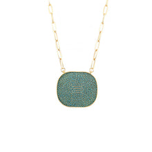 Pave statement necklace: Gold-Hema