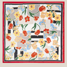 Abstract Floral Art Print Bandana Scarf: BK