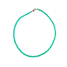 Dainty Candy Gemstone Necklace: Orange