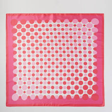 Multi Color Polka Dot Print Square Bandana Scarf: GN