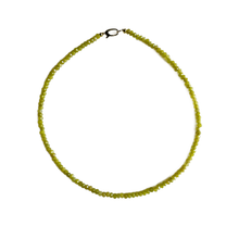 Dainty Candy Gemstone Necklace: Aqua Jade