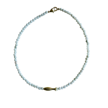 The Fresh Catch Fish Necklace : Aqua Jade