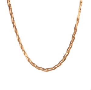 Braid Necklace ~ Salty Babes: Gold