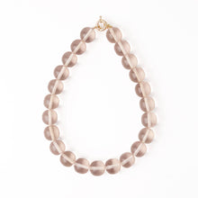 Iris Large Resin Bead Necklace Clear Wholesale