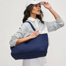 Sky's The Limit - Large Laced Up Eco-Edition Tote: Navy