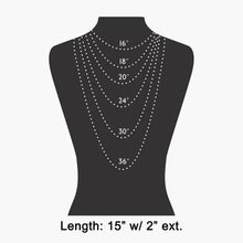 Glass Bead Woven Center Station Chain Necklace: G