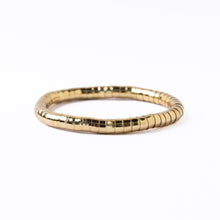 Lucille Round Bead Stretch Bracelet Brass Wholesale
