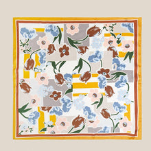 Abstract Floral Art Print Bandana Scarf: MU