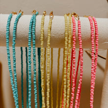 Summer Shell Necklaces: Blue