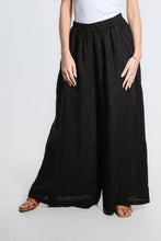 Angelena Linen Wide Leg Pant (PL187): 040 Medium Gray